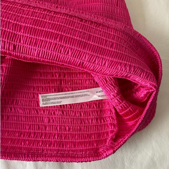 Free People Right on Time Smocked Cami in Fuchsia Size S - Picture 7 of 9